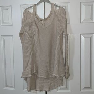 Free People off the shoulders sweater tunic